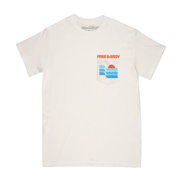 SUNSET WAVES SS POCKET TEE - Picture 2 of 7